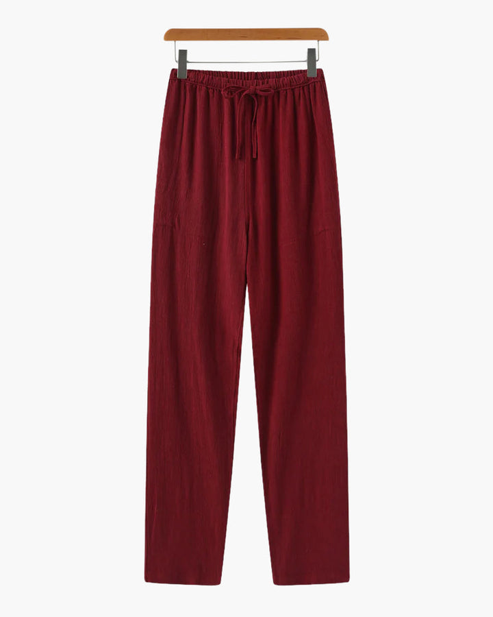 Marrakech - Lněné pantalony (Slim Fit)