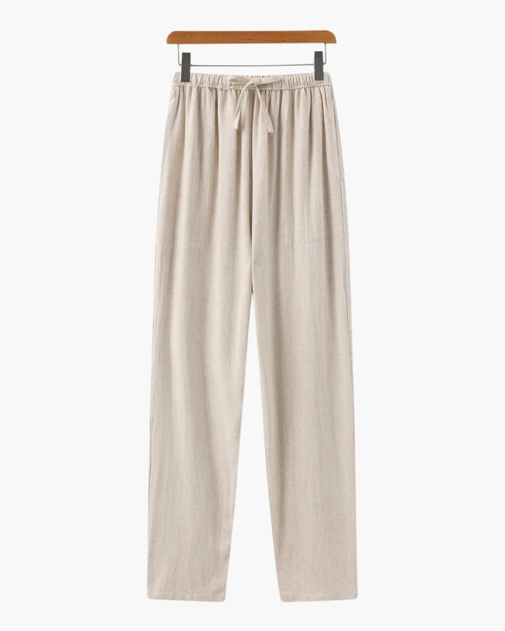 Marrakech - Lněné pantalony (Slim Fit)