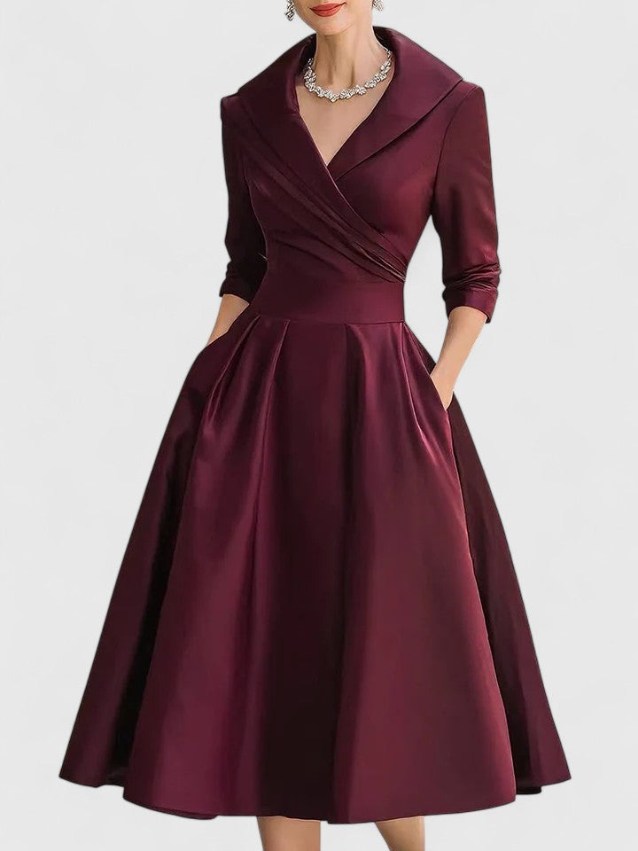 Zyrah | Elegantní Midi Šaty