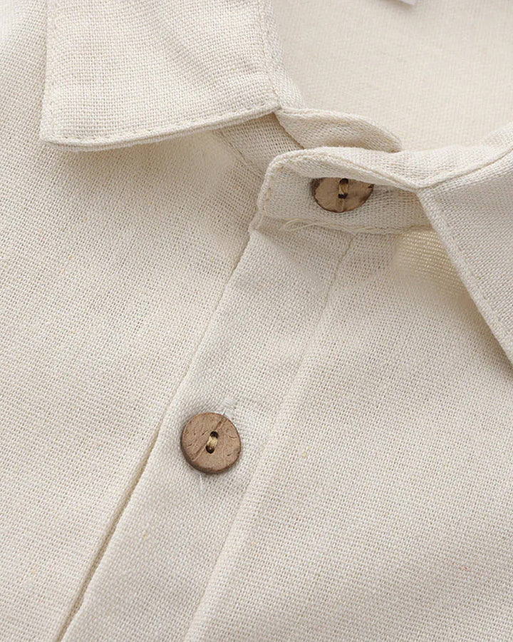 Casablanca - Lněné polo tričko