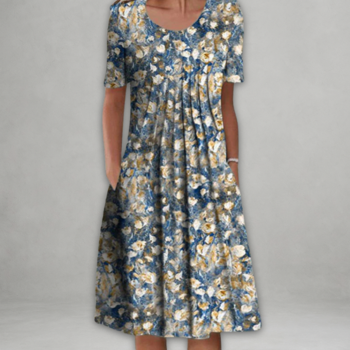 Eira™ – Elegantes Dreid mit Blumenmuster and Bauchabdeckung