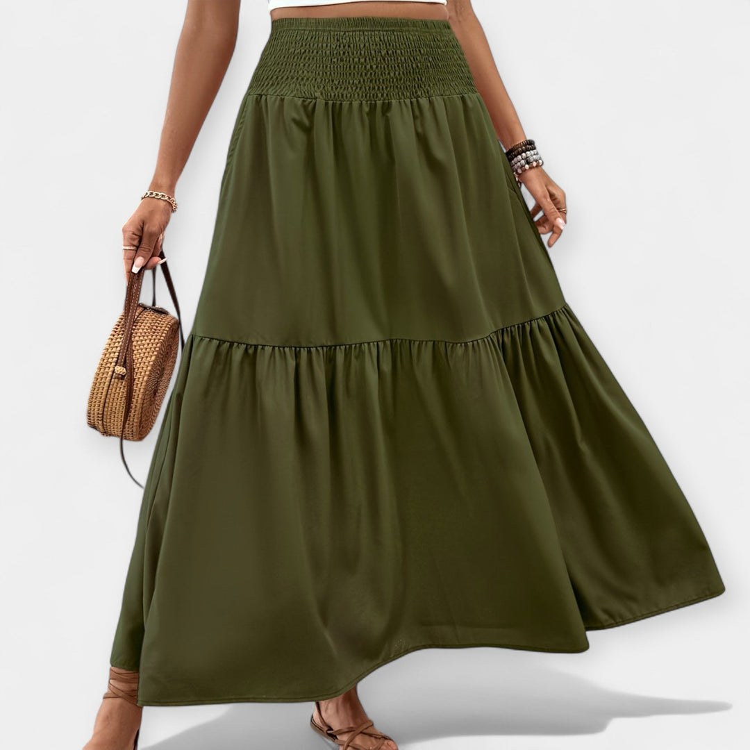 Zyra| Elegantní Květinová Sukně S Vintage Šarmem A Jemností
