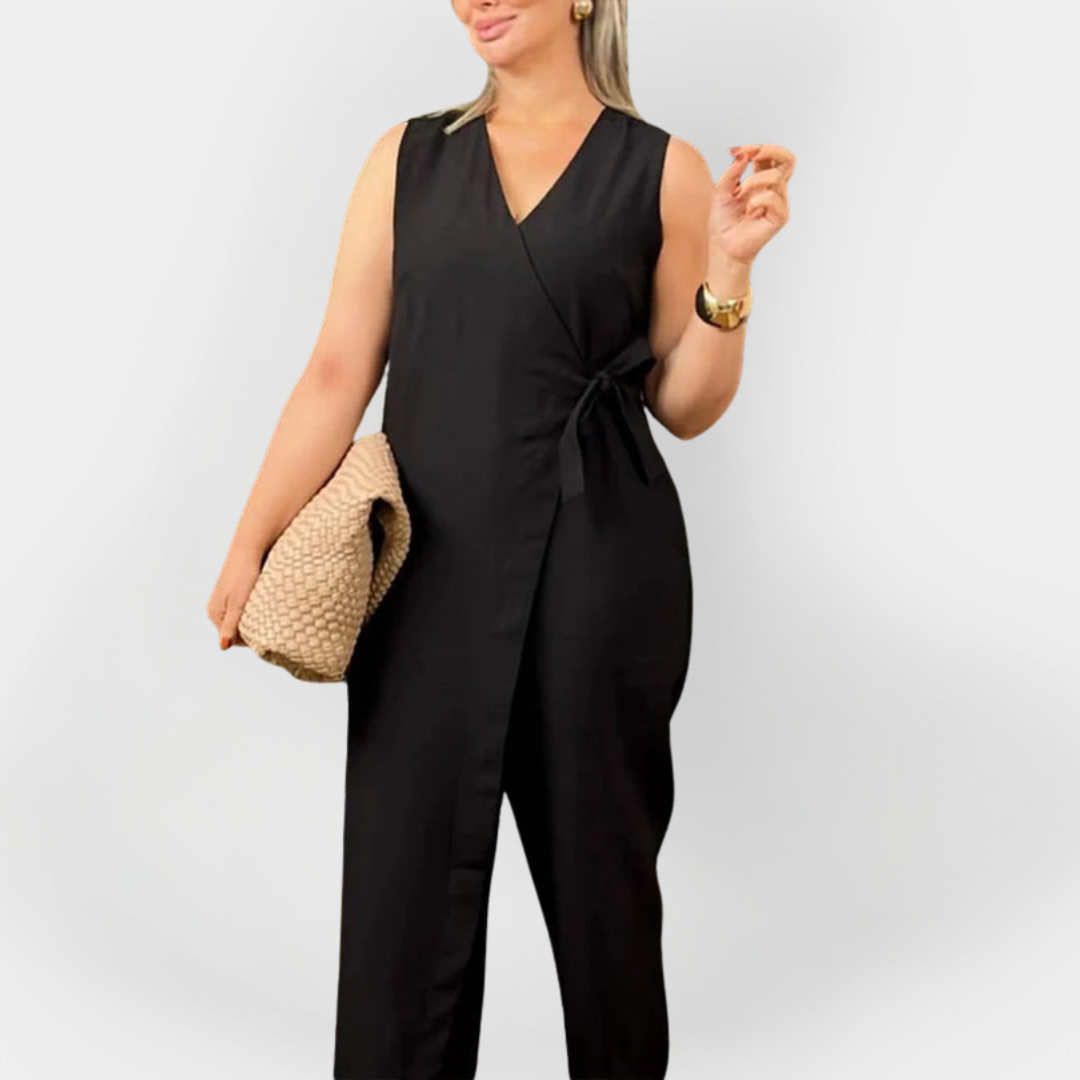 Nora | Elegantní bezrukávový overal