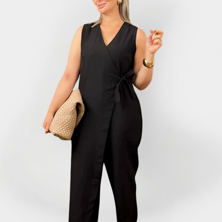 Nora | Elegantní bezrukávový overal