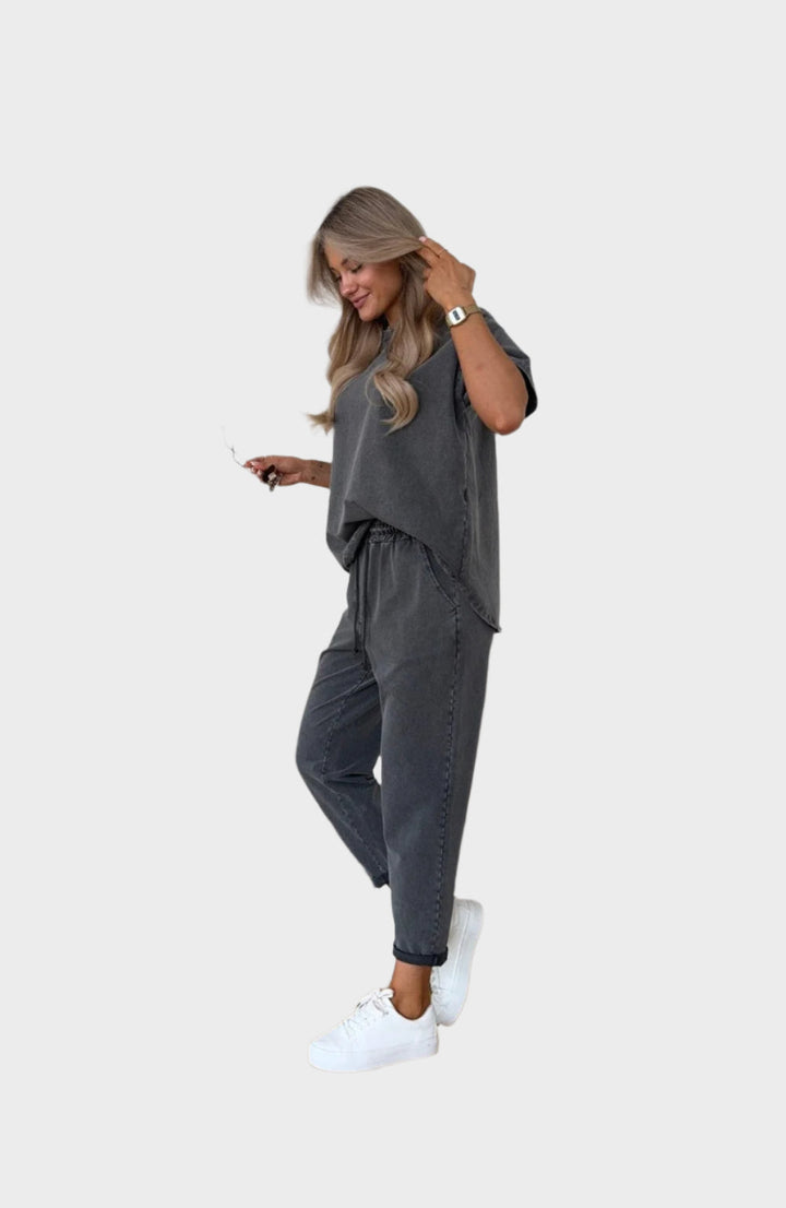 Neformální Σετ με Μπλούζα και Παντελόνι Jogger