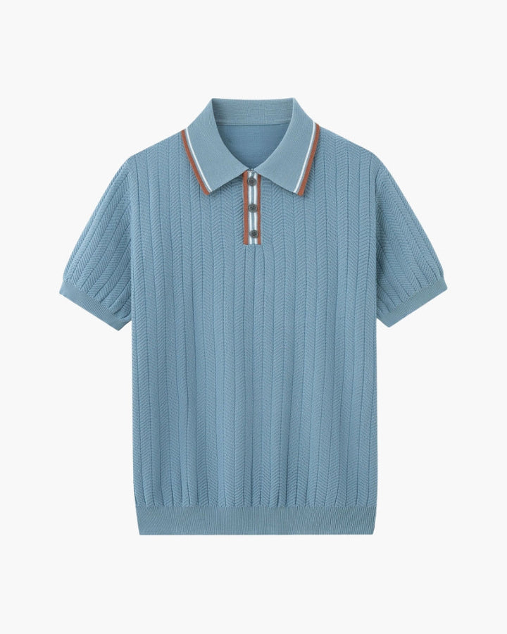 Pletené polo tričko Ashford