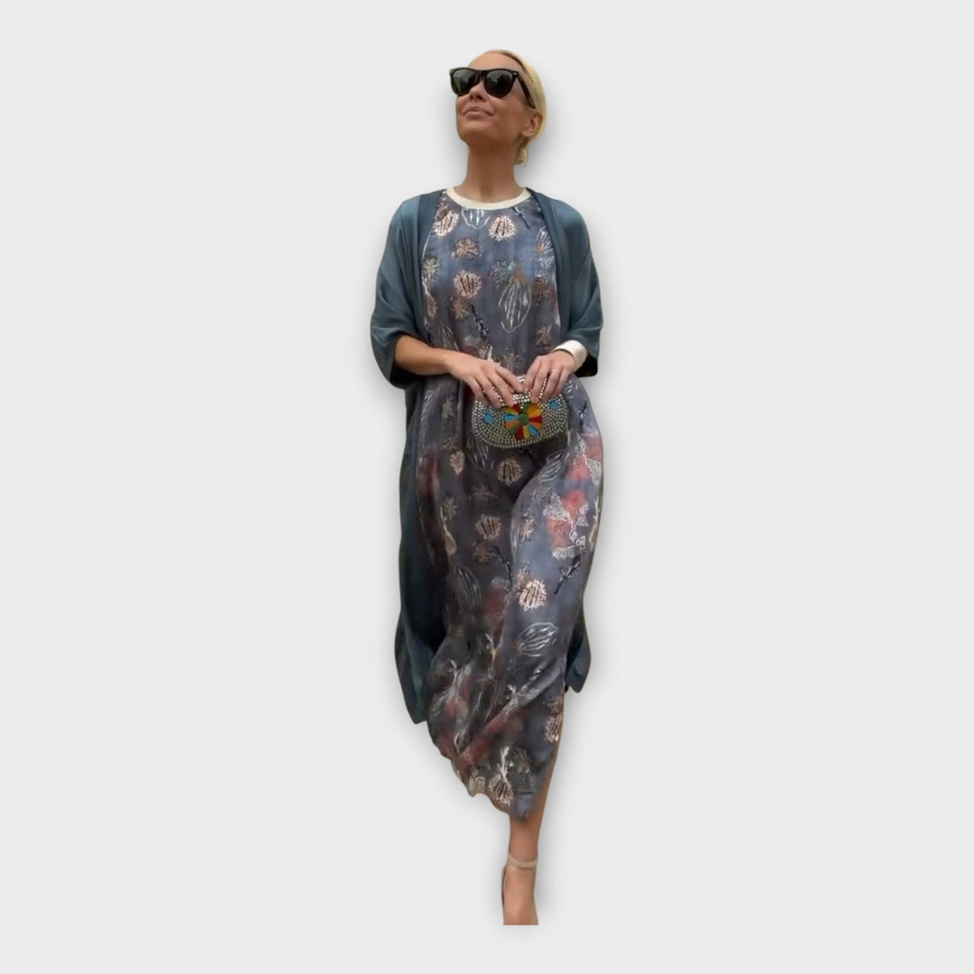 Zaria | Elegantní Maxi Šaty S Jemnými Vzory A Pohodlné