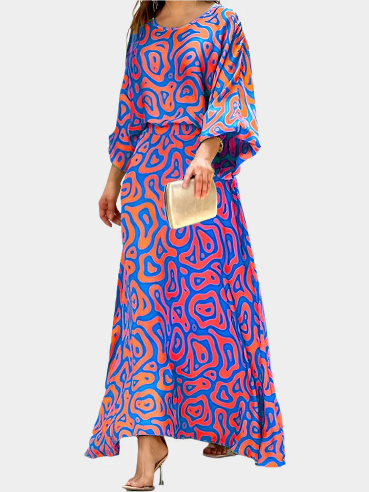 Zyra | Psychedelický Vzor A Syté Zelené Barvy Lehký Střih
