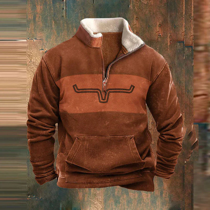MARK | Fleece-tröja s kvart dragkedja