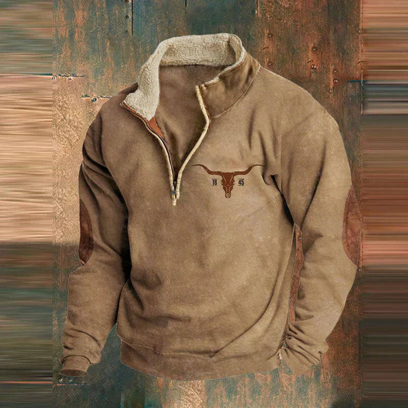 MARK | Fleece-tröja s kvart dragkedja