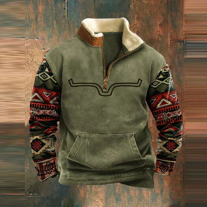 MARK | Fleece-tröja s kvart dragkedja