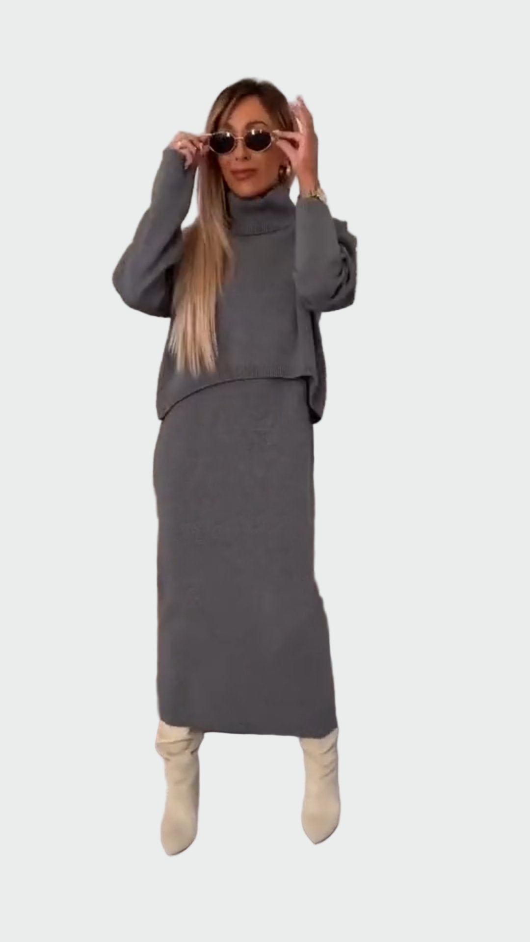 Nora | Elegantní šaty s rolákem