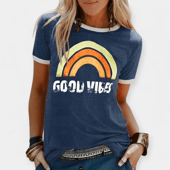 Tričko s nápisem Good Vibes