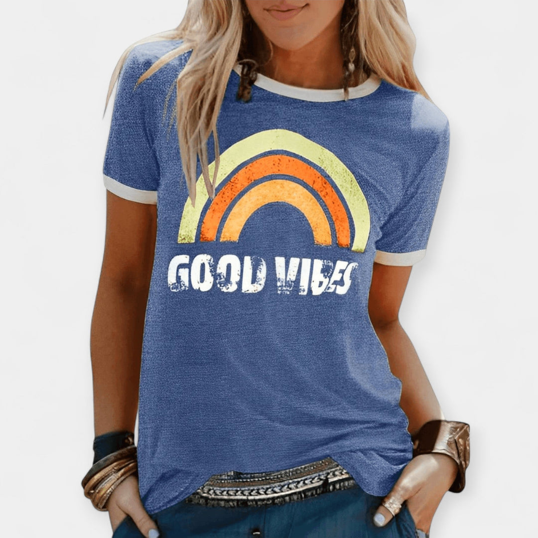 Tričko s nápisem Good Vibes