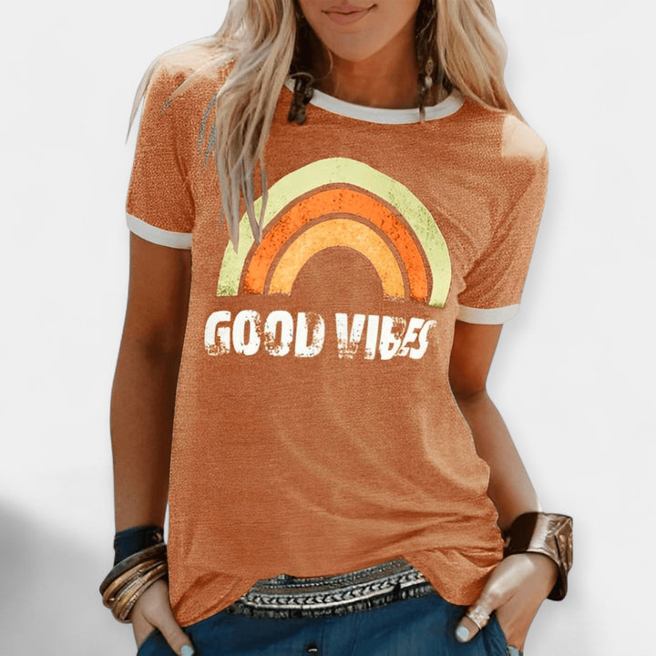 Tričko s nápisem Good Vibes