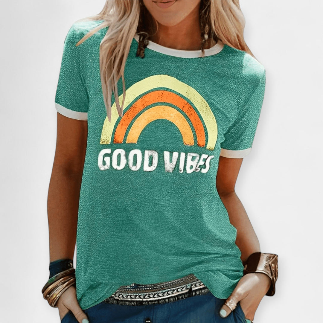 Tričko s nápisem Good Vibes